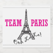 TEAM PARIS SPARKLING WIJNETIKET (Enkel label)