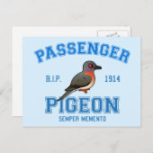 Team Passenger Pigeon Briefkaart (Voorkant / Achterkant)