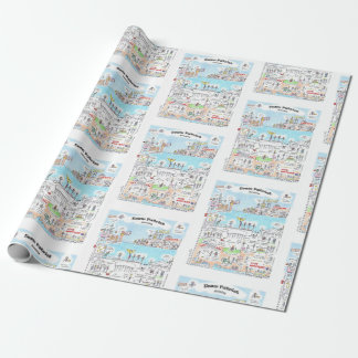 Team Patriot Wrapping Paper Cadeaupapier