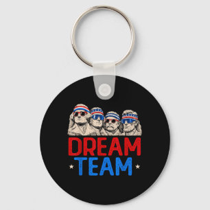 Team Patriottische Presidenten Mount Amerikaans Us Sleutelhanger