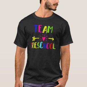 Team Peuter Onderwijzer Student Gelukkig Terug Naa T-shirt