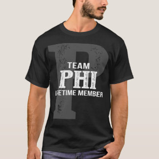 Team PHI Lifetime Member T-shirt