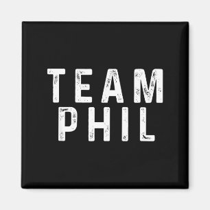 Team Phil Punxsutawney Phil Grappige Groundhog Day Magneet