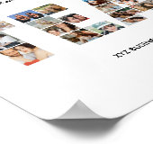 Team Photo Collage Collega Afscheidsfeest Poster (Hoek)