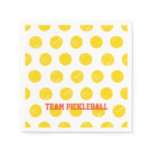 Team Pickleball Oranje Gele Balls White Sports