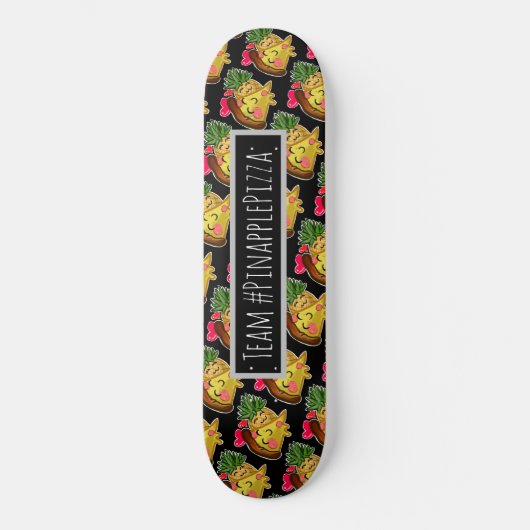 Team Pinapple Pizza Skateboard (Voorkant)