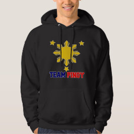 Team Pinoy 3 sterren en een zon Hoodie