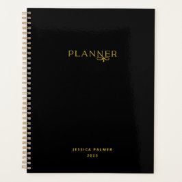 Team Planner Custom Black Professional Organizer