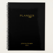 Team Planner Custom Black Professional Organizer (Voorkant)