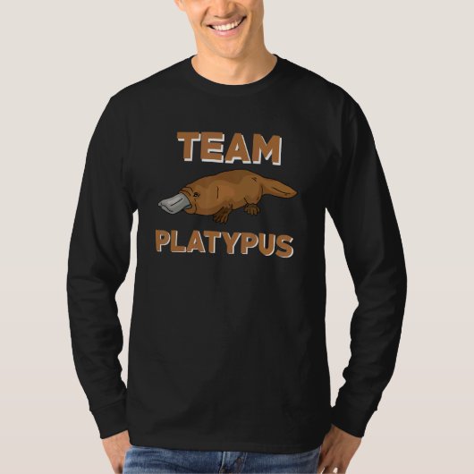 Team Platypus Apparel Platypuses   T-shirt (Voorkant)