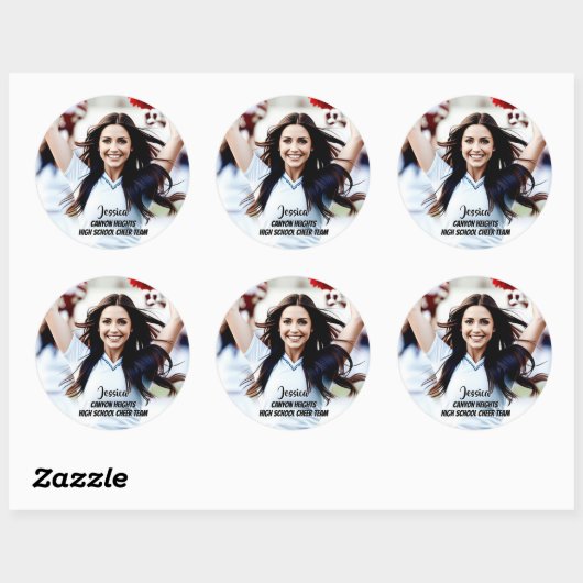Team Player Custom Photo Sticker Set (Vel)