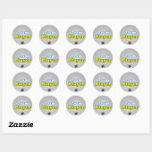 Team Player (set van 20) Ronde Sticker (Vel)
