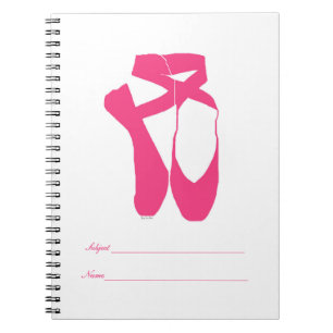 Team Pointe Ballet Neon Pink Notitieboek