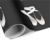 Team Pointe Ballet Silhouette Cadeaupapier (Rol Hoek)