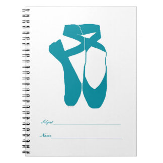 Team Pointe Ballet Turquoise Notitieboek