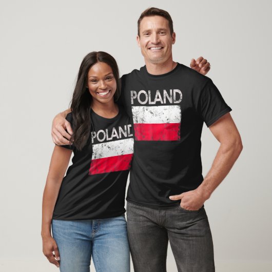 Team Polen Pools DNA Loves Polen Vlag T-shirt (Unisex)