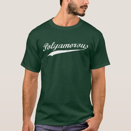 Team Polyamory Polyamous en Proud T-shirt (Voorkant)