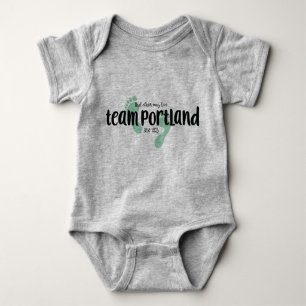 Team Portland-baby Romper