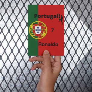 Team Portugal Vlag Editie, op maat gemaakt Briefkaart