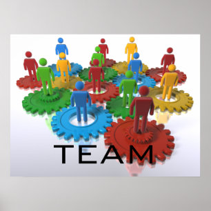 Team poster (met nadruk op diversiteit)