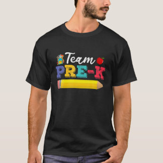 Team Pre-K Pre-Kindergarten Leerleraar Student Ter T-shirt