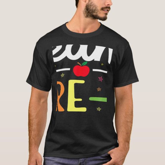 Team Pre K Teacher Back To School 1 T-shirt (Voorkant)