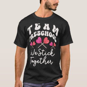Team Preschool we steken samen de lerarenhea voor T-shirt