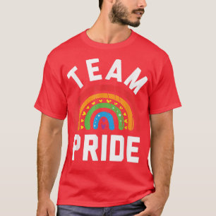 Team Pride Shirt, LGBT Gay Pride Rainbow Heart T-s T-shirt