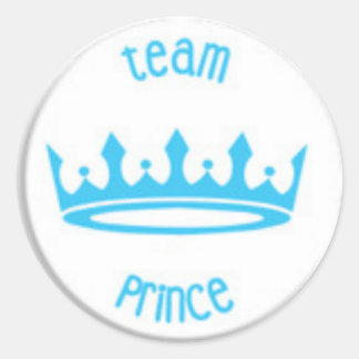 Team Prince Gender Reveal Sticker Ronde