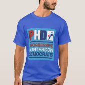 Team Progressieve Hunterdon-democraten! T-shirt (Voorkant)