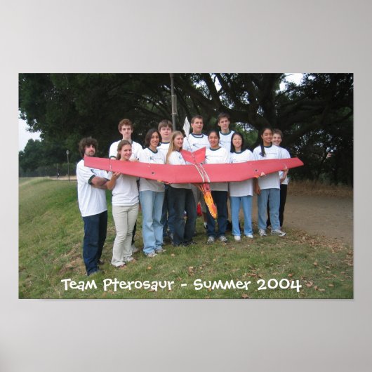 Team Pterosaur Afbeelding Poster (Voorkant)