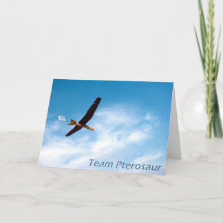 Team Pterosaur Thank You Card Bedankkaart