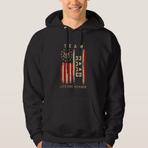 Team RAAB Levenslang Lid Amerikaanse Vlag Hoodie