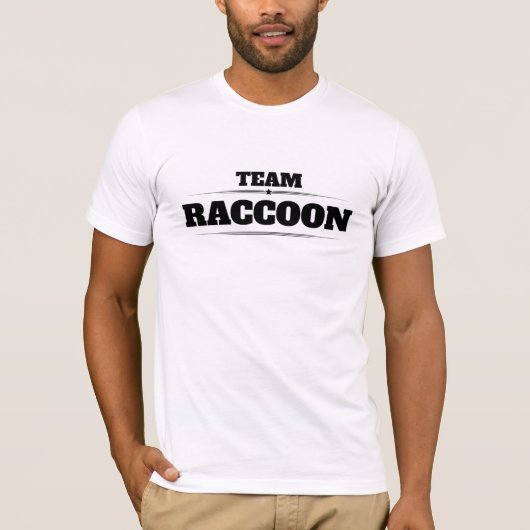 TEAM RACCOON T-SHIRT (Voorkant)