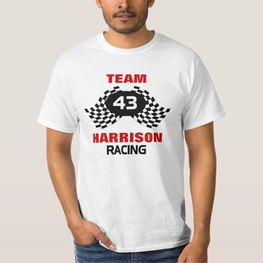 Team Racing Familie T-shirt (Voorkant)