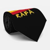 Team Rafa met Spaanse vlag Stropdas (Opgerold)
