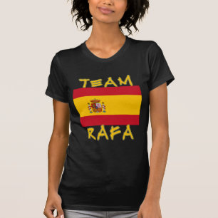 Team Rafa met Spaanse vlag T-shirt