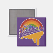 Team Rainbow aangepaste magneet (Voorkant / Achterkant)