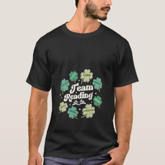 Team Reading Docent Groovy Literacy Coach Paddys T-shirt