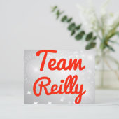 Team Reilly Briefkaart (Staand voorkant)