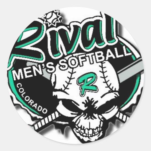 Team rivaal softbal Stickers (Voorkant)