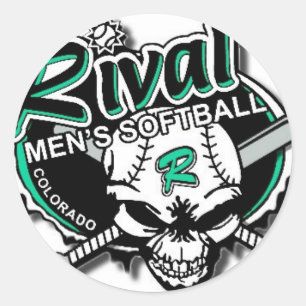 Team rivaal softbal Stickers