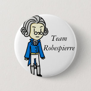 Team Robespierre Pin Ronde Button 5,7 Cm