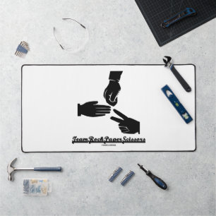 Team Rock Paper Scissors Hand Game Beslisser Bureaumat