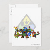 Team Roo Island Group Briefkaart (Voorkant / Achterkant)