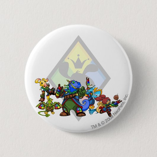 Team Roo Island Group Ronde Button 5,7 Cm (Voorkant)