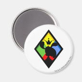 Team Roo Island Logo Magneet (Voorkant / Achterkant)