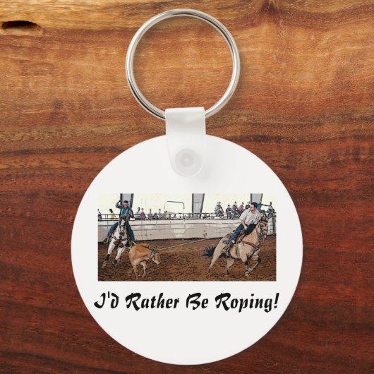 Team Ropers Sleutelhanger (Voorkant)