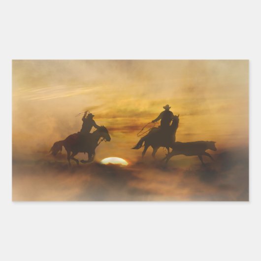 Team Roping Stickers (Voorkant)