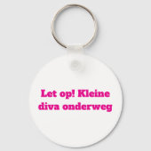 Team Roze - Gender Reveal Design Sleutelhanger (Achterkant)